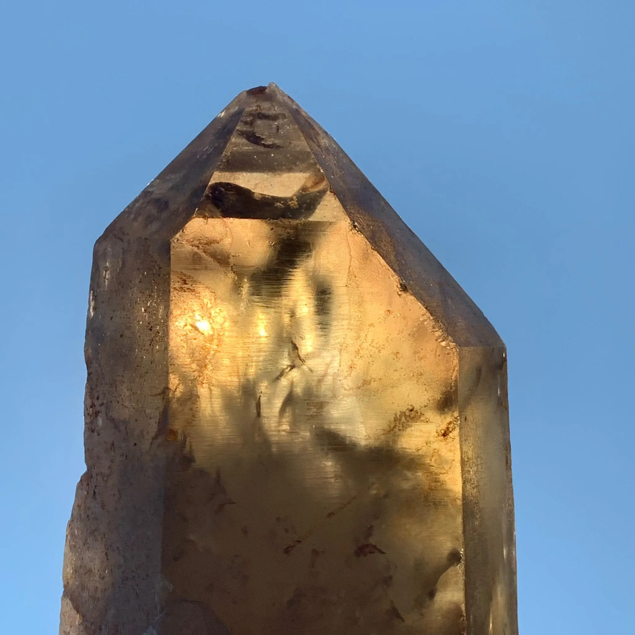 8.4"  Natural Citrine from Mansa,Lualupa, Zambia