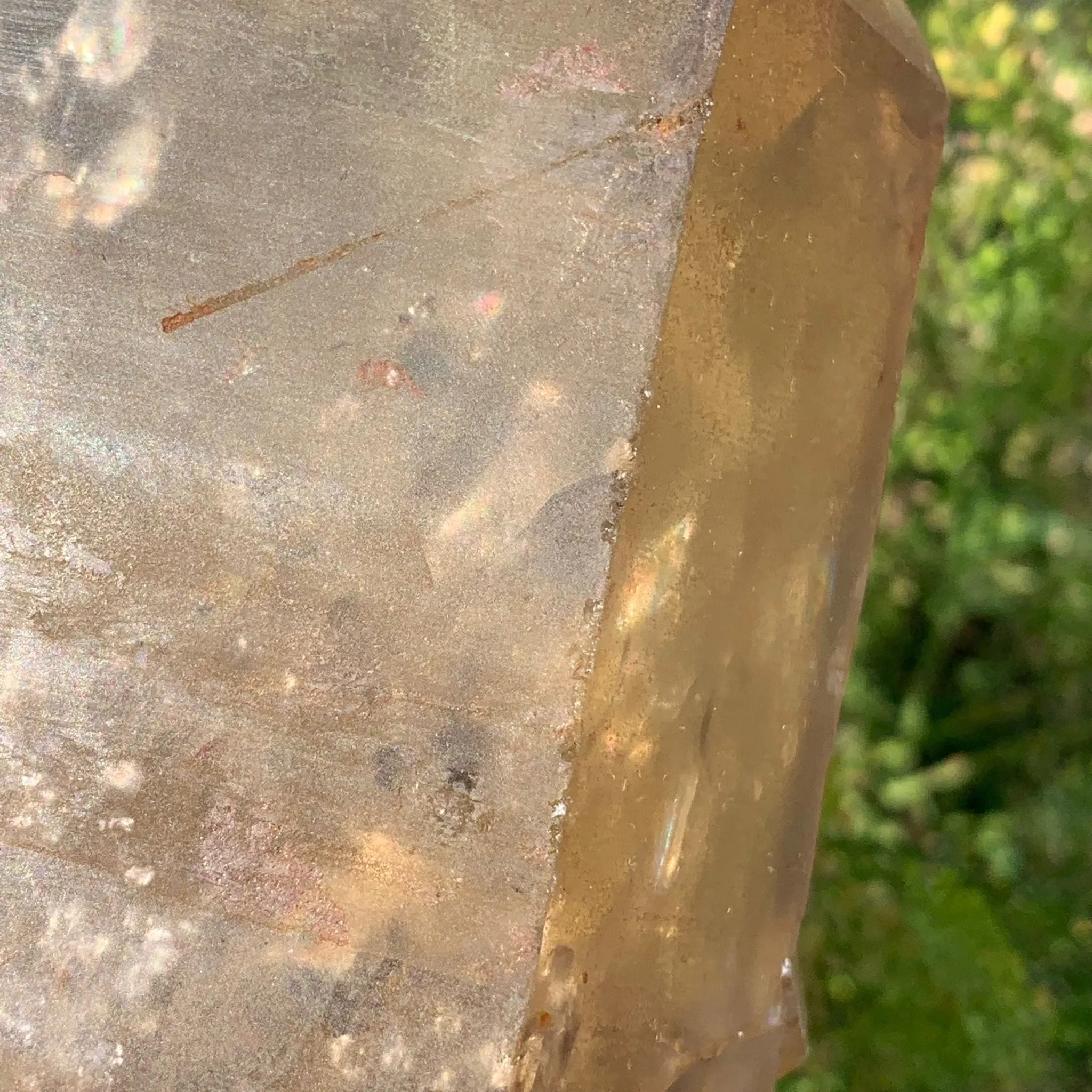 8.4"  Natural Citrine from Mansa,Lualupa, Zambia