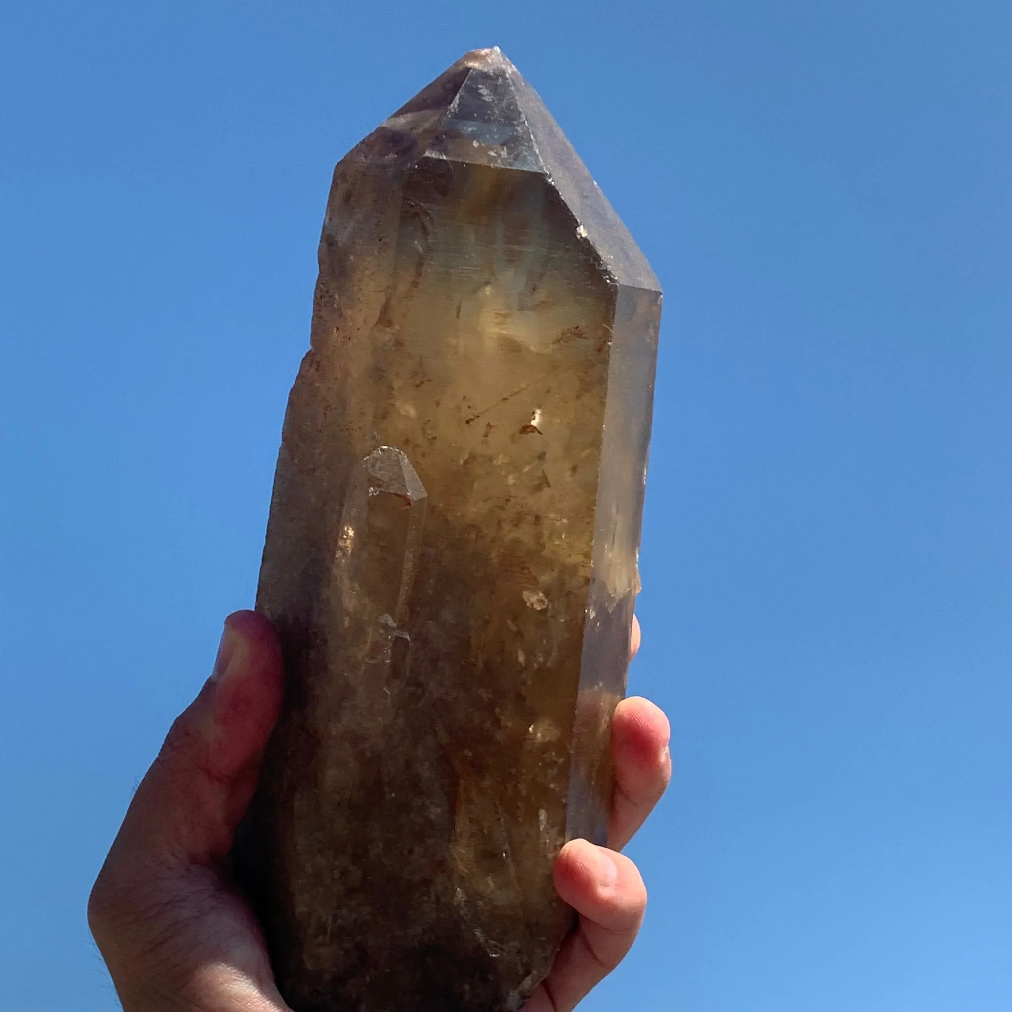8.4"  Natural Citrine from Mansa,Lualupa, Zambia