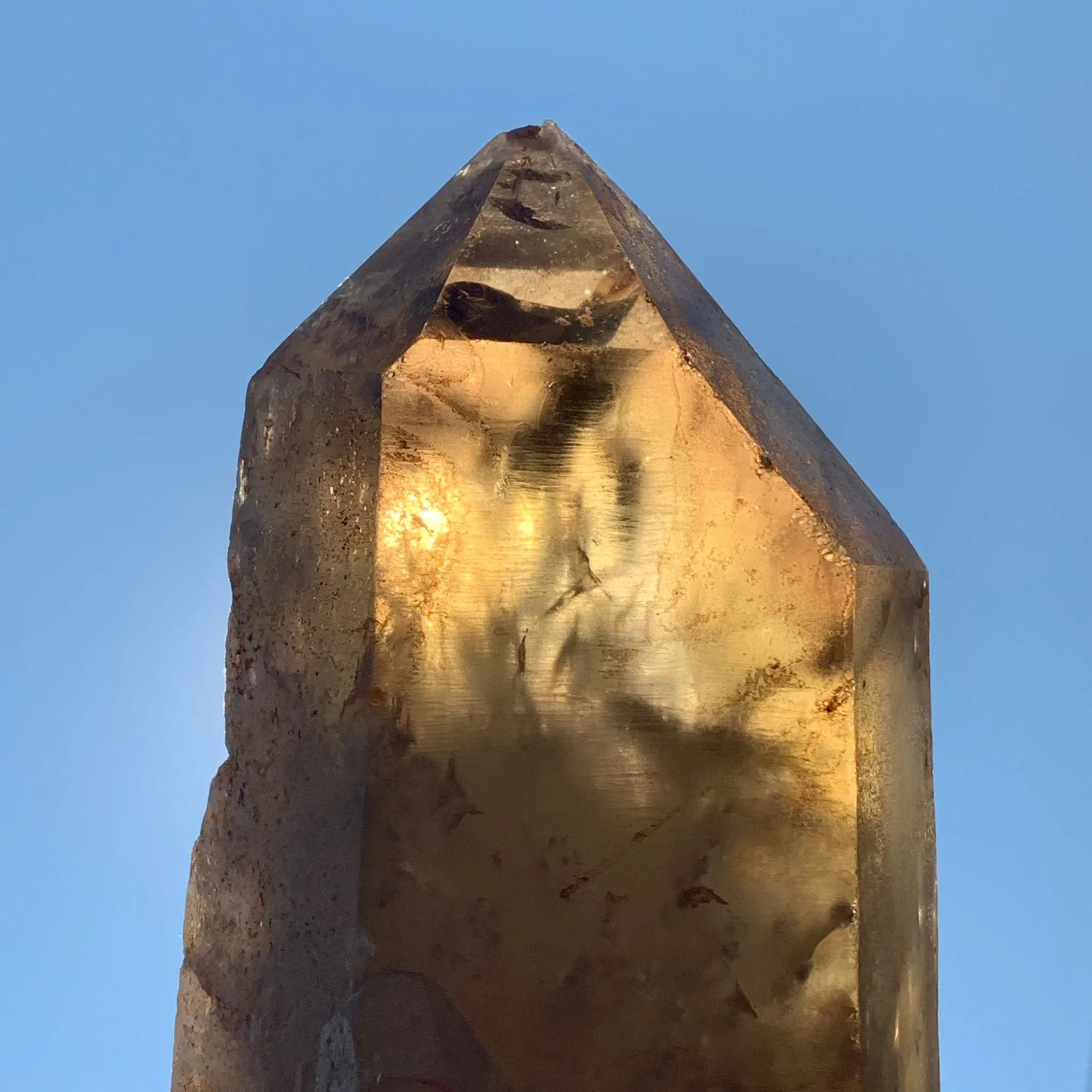 8.4"  Natural Citrine from Mansa,Lualupa, Zambia