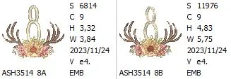 Antler Atelier Monogram Number 8