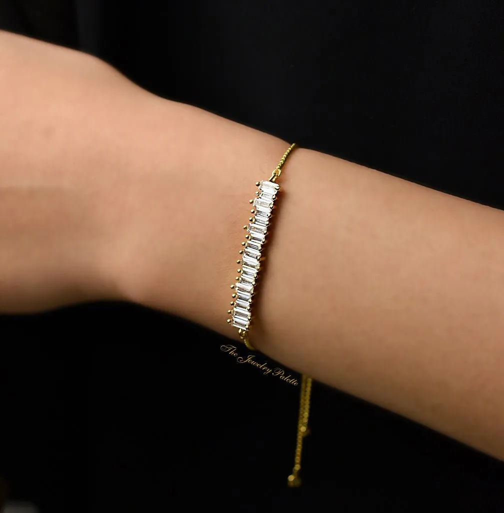 Avery zircon adjustable bracelet