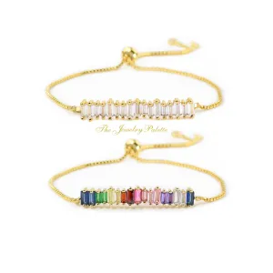 Avery zircon adjustable bracelet