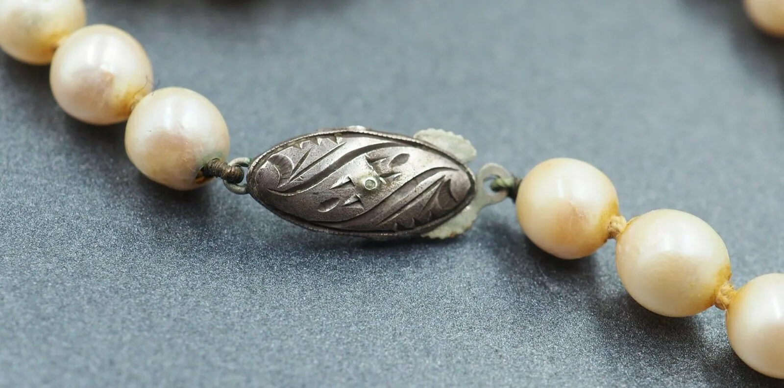 Cultured Pearl Strand Necklace with Sterling Silver Clasp