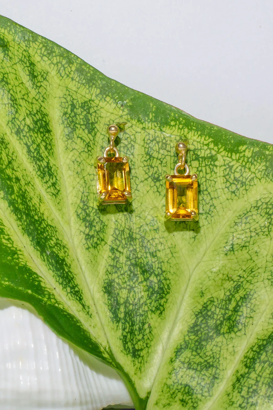 Earrings Luna Lights Citrine