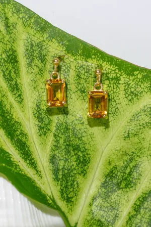 Earrings Luna Lights Citrine