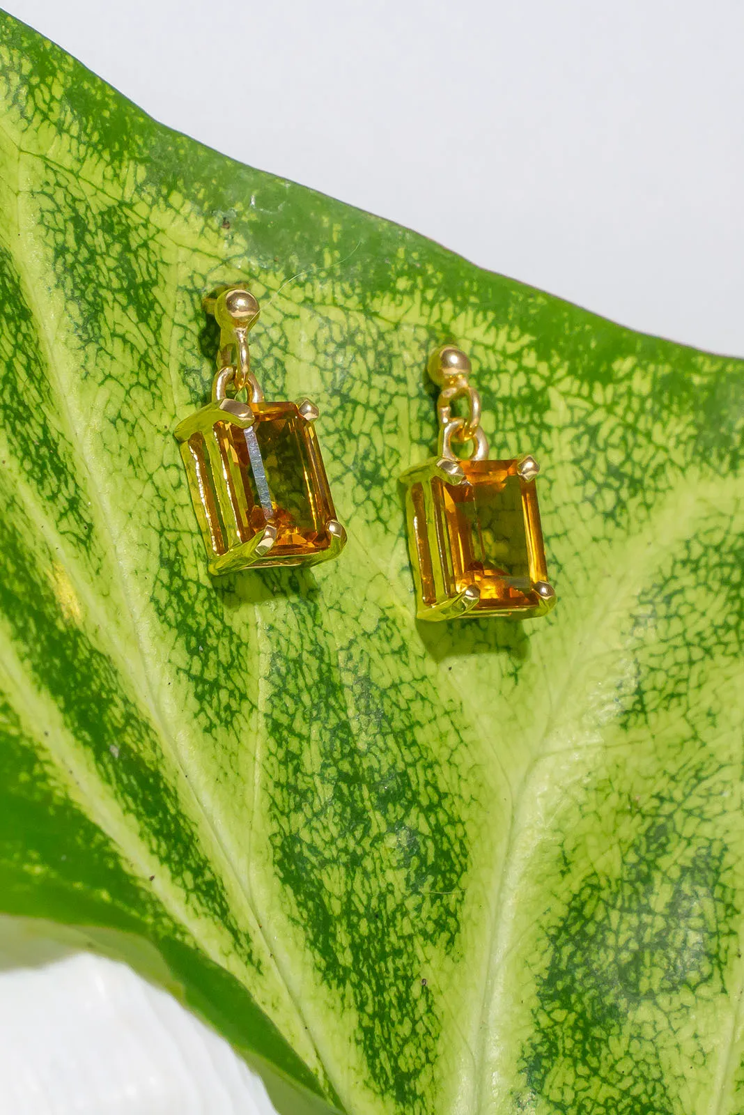 Earrings Luna Lights Citrine