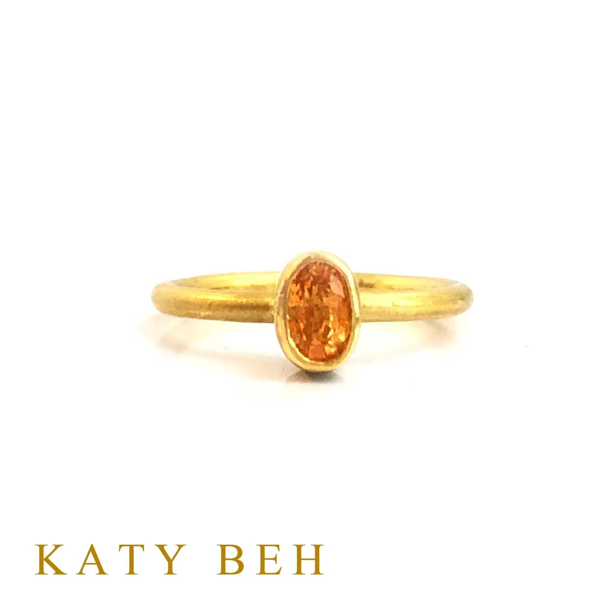 Eva Spessartite Garnet Ring