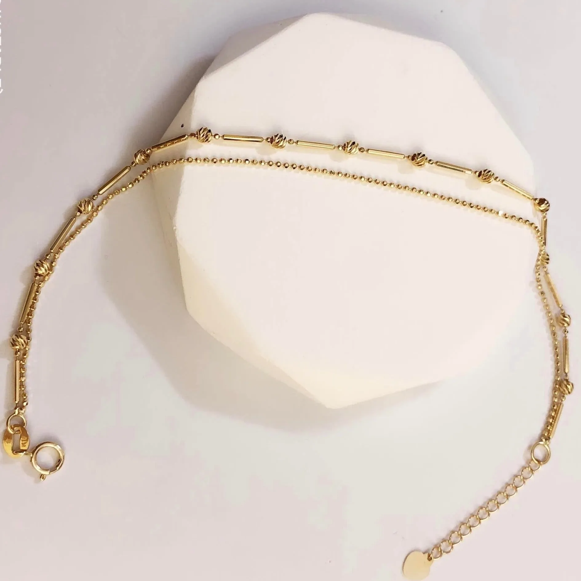 Felicity Double Strand Bracelet 18K Gold