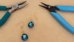 How to Make the Simply Brilliant Earrings featuring PRESTIGE Crystal Majestic Pendants