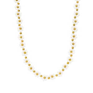 Majestic Flower Kette 14K Vergoldet
