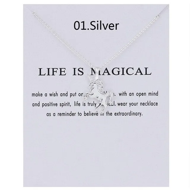 Majestic Unicorn Necklace