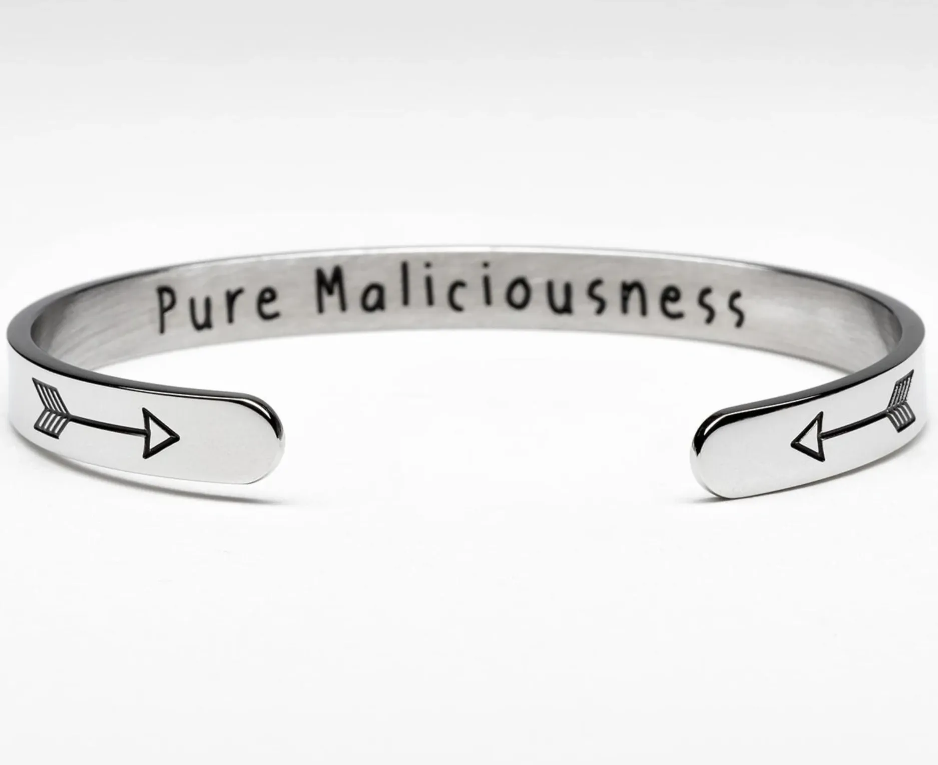 Malicious Women Stamped Bracelet - Asshole With Feelings