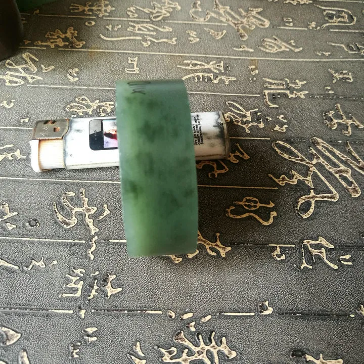 Natural Kunlun Jade Rough Nephrite Raw (168g, 5.9X5.9X2.1cm)