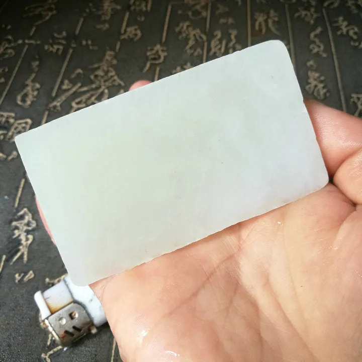 Natural Kunlun Jade Rough Nephrite Raw (282g, 7.5X6X3.5cm)