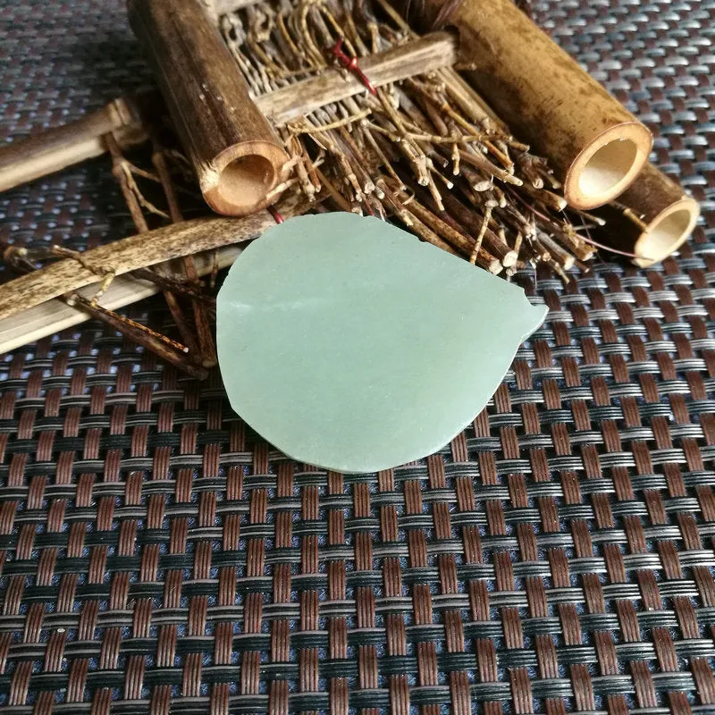 Natural Kunlun Jade Rough Nephrite Raw (38g,4.3X5X0.8cm)