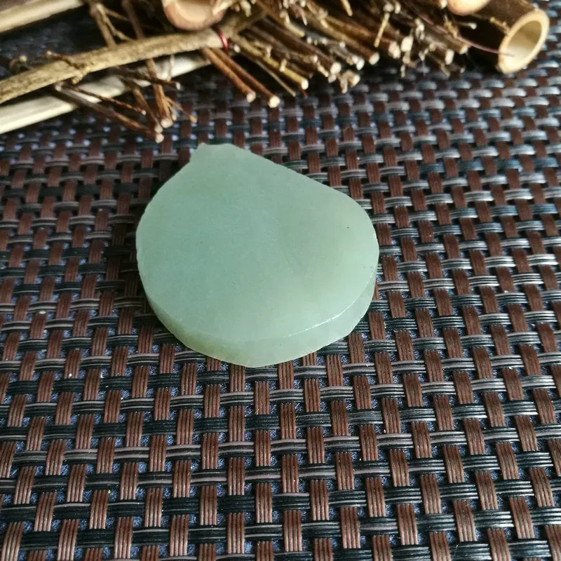 Natural Kunlun Jade Rough Nephrite Raw (38g,4.3X5X0.8cm)