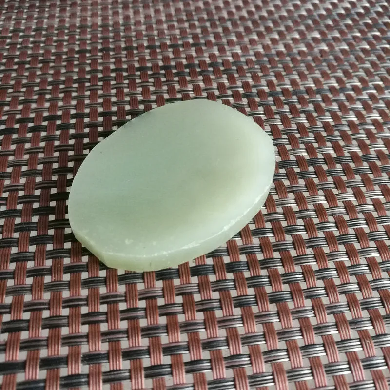 Natural Kunlun Jade Rough Nephrite Raw (40g,5.7X4.3X0.7cm)