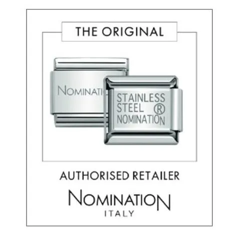 NOMINATION Link Silver April with Diamond