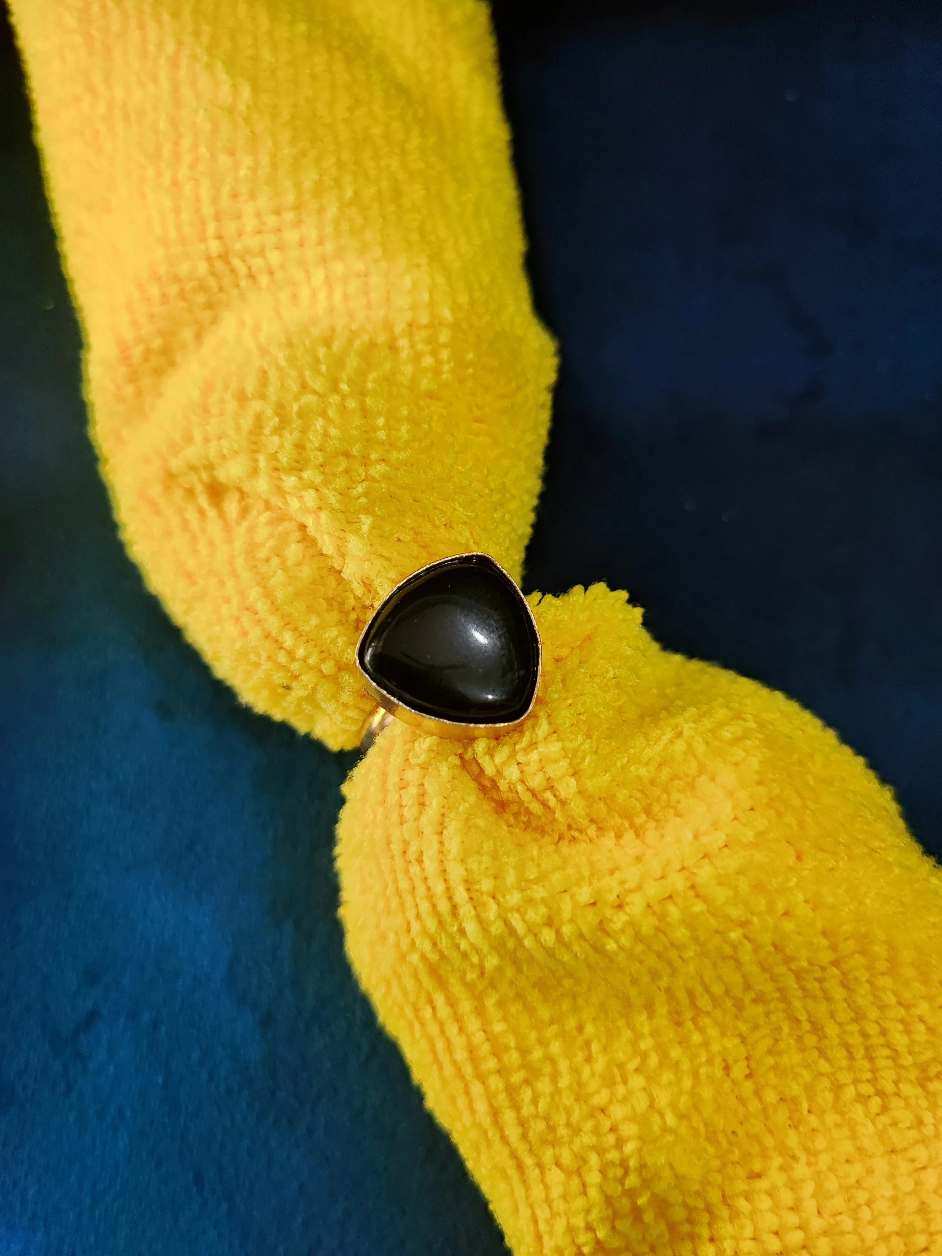 Pearlfect Semi-Precious Triangle Rings