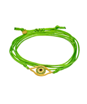 Penelope Wrap Bracelet (lime)