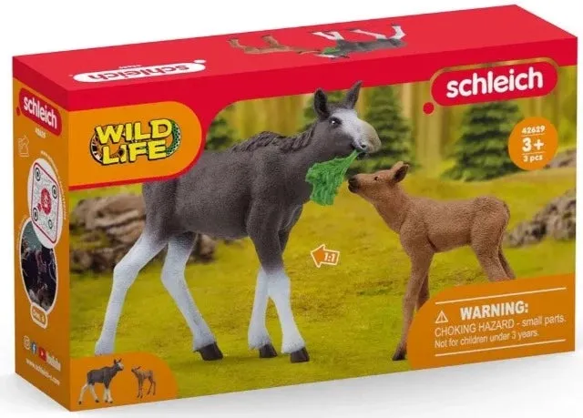 Schleich Moose Family