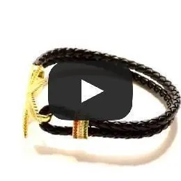 Sterling Silver Weed Bracelet (Gold) - Designed by Snoop Dogg x King Ice